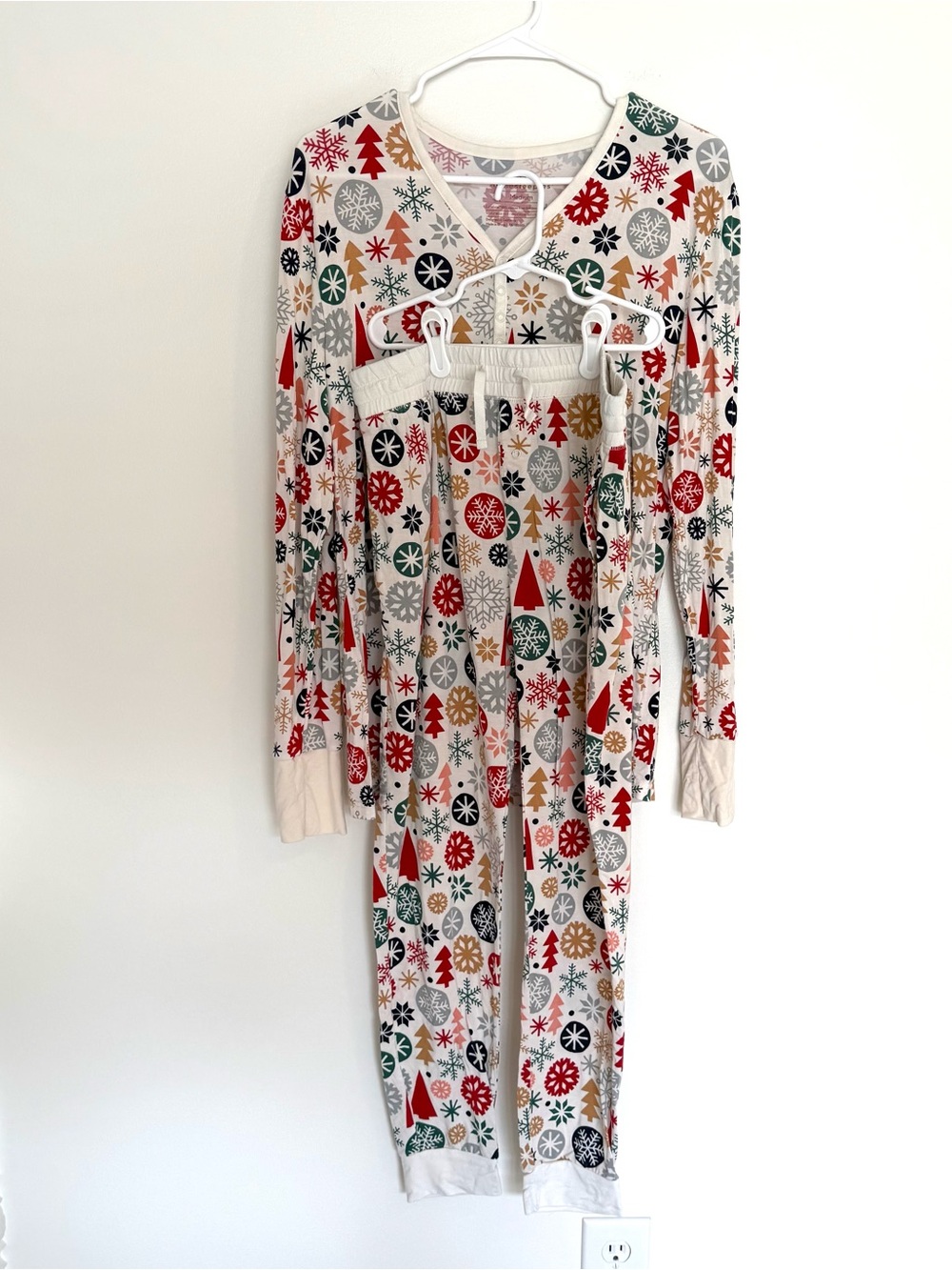 Little Sleepies Bamboo Holiday Snowflake Pajamas